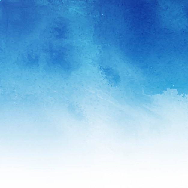 Abstract blue watercolor background design