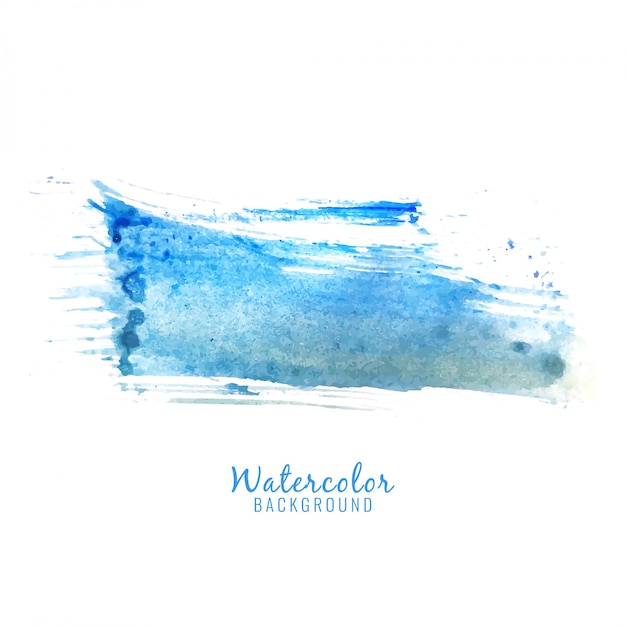 Abstract blue watercolor splash design background