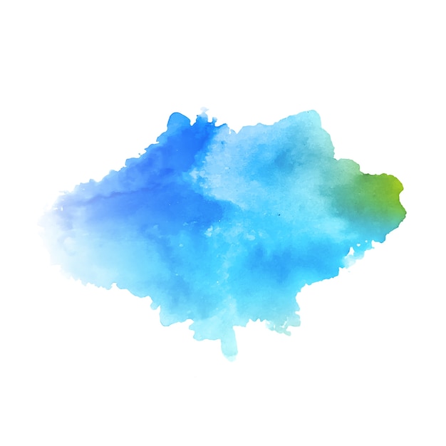 Абстрактный синий акварель всплеск дизайн фона