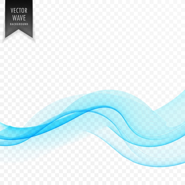 Free vector abstract blue wave background design