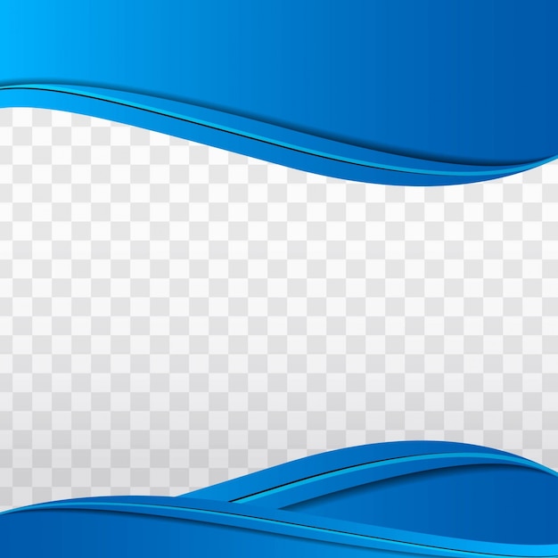 Abstract blue wave background