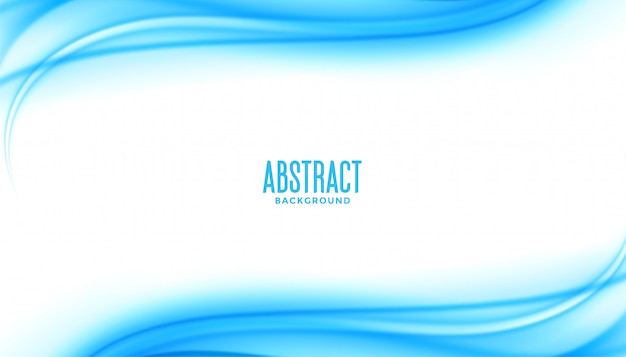 Абстрактная синяя волна бизнес-стиль презентации