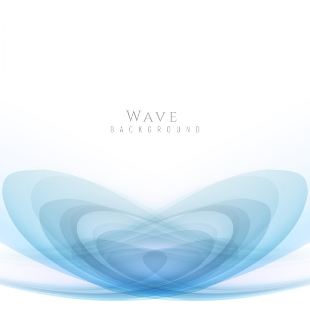 Abstract blue wave design background