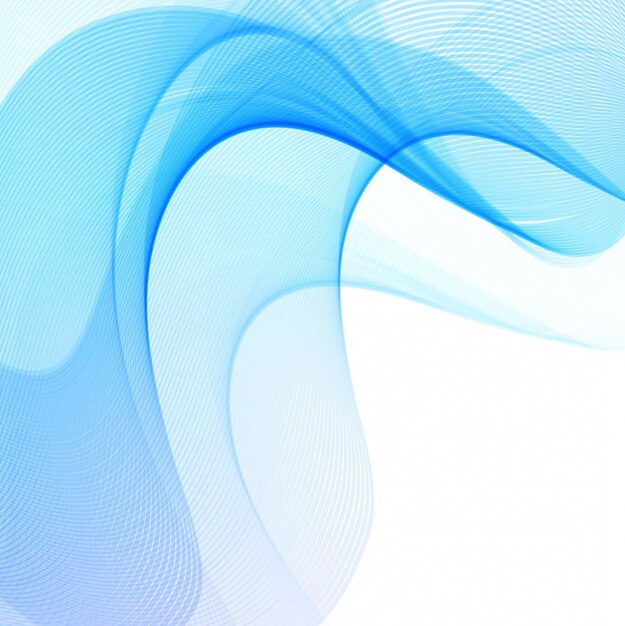 Abstract blue wavy background design