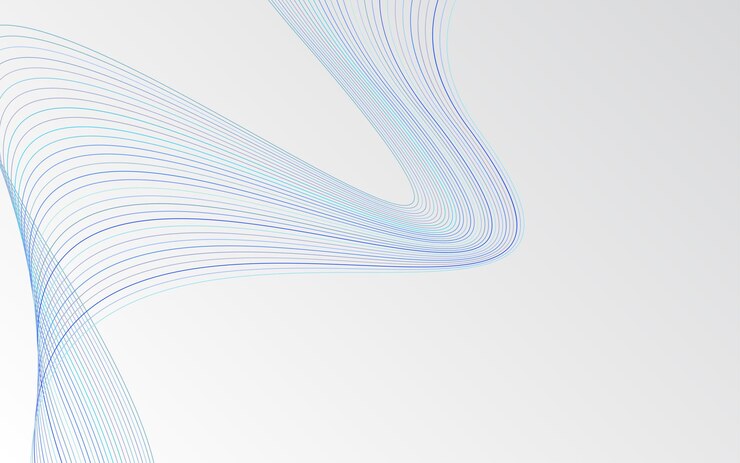 Free Vector abstract blue wavy lines background