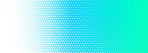 Free vector abstract blue and white dotted banner background