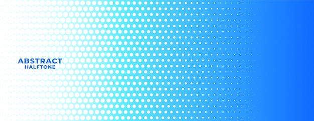 Абстрактный синий и белый полутонов широкий фон баннера