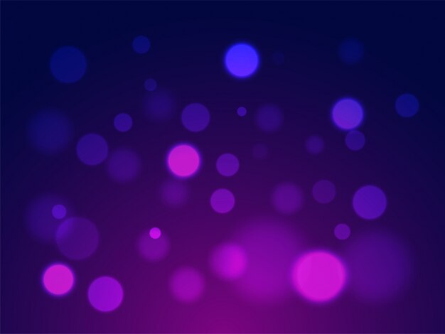 抽象的なぼかしbokehライトの背景に紫色の色調。