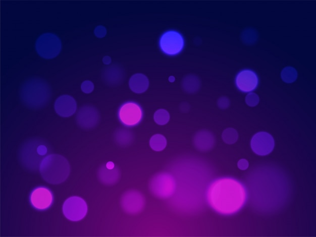 Абстрактный размытие боке огни фон в фиолетовый оттенок.