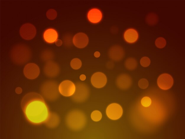  Abstract blur bokeh lights background. 