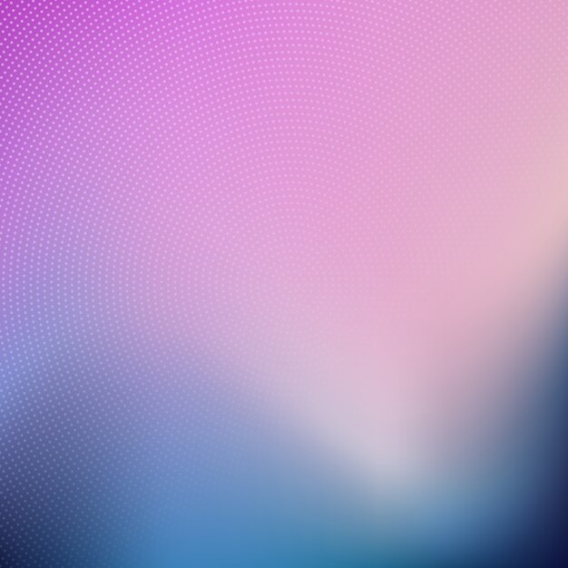 Abstract blur design with halftone dots