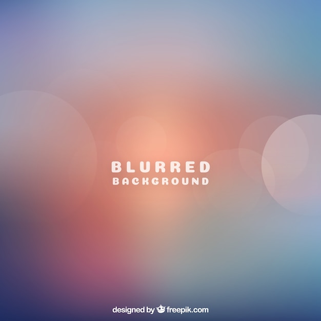 Free vector abstract blurred background