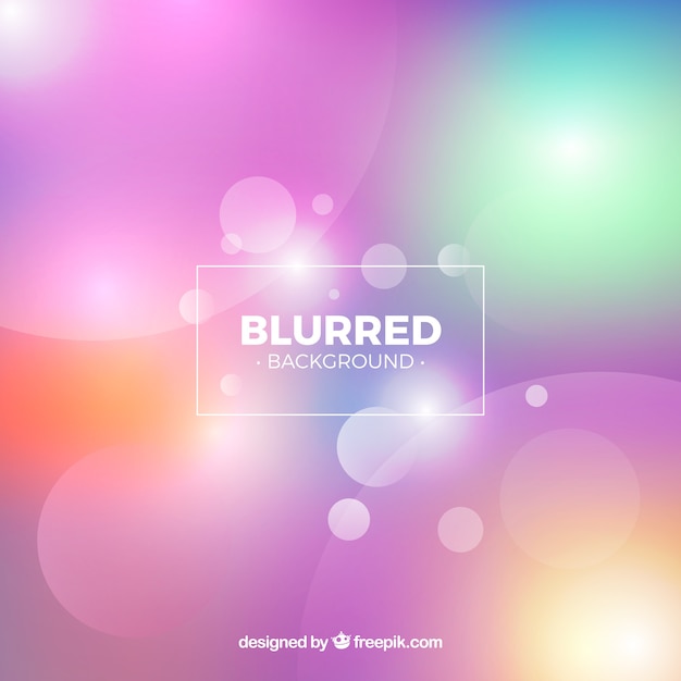 Free vector abstract blurred background