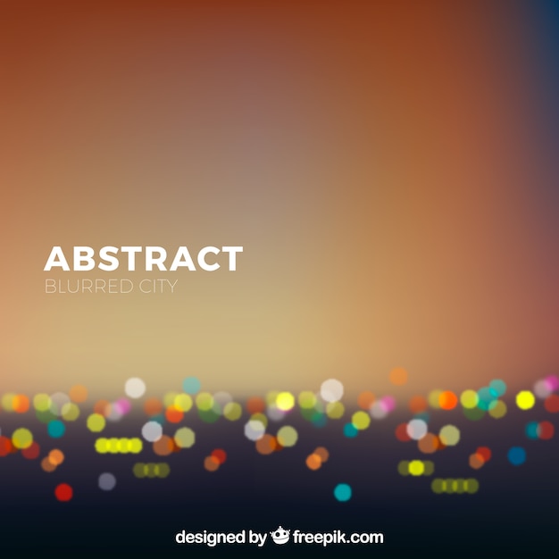 Free vector abstract blurred background