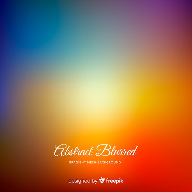 Free vector abstract blurred background