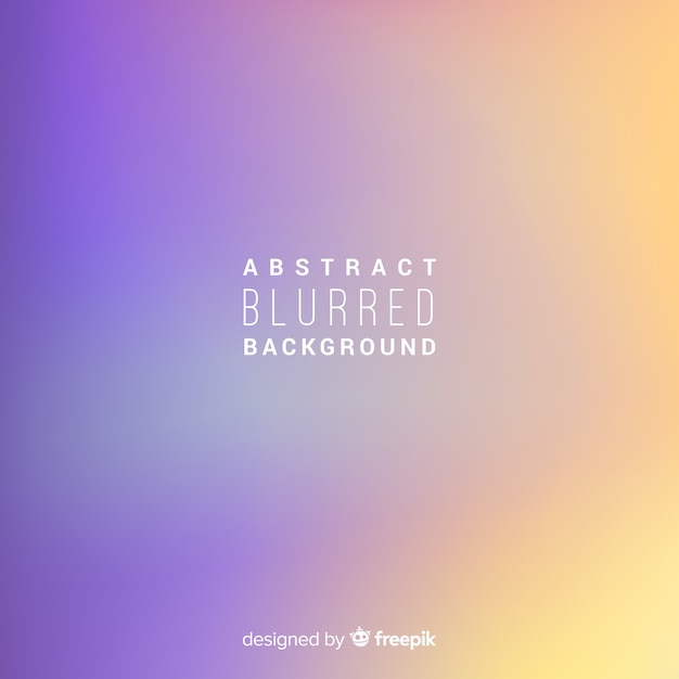 Free vector abstract blurred background