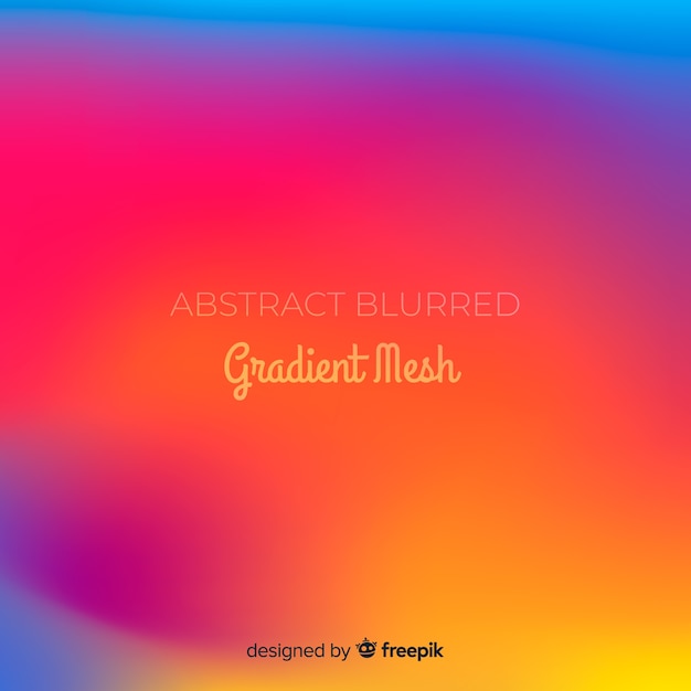 Free vector abstract blurred gradient background