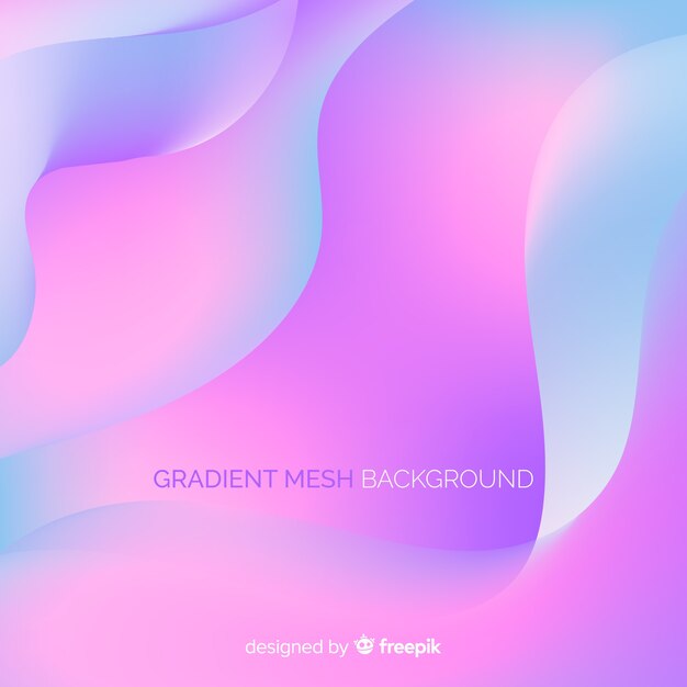 Abstract blurred gradient mesh background