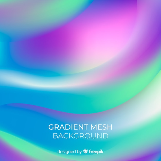 Abstract blurred gradient mesh background