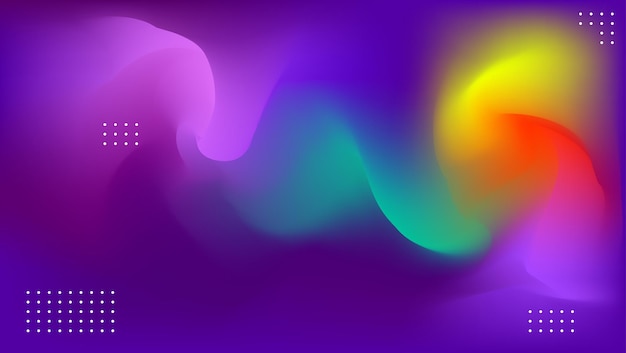 Abstract blurred holographic background vector