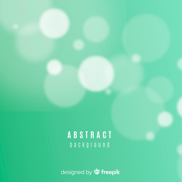 Free vector abstract blurry green background