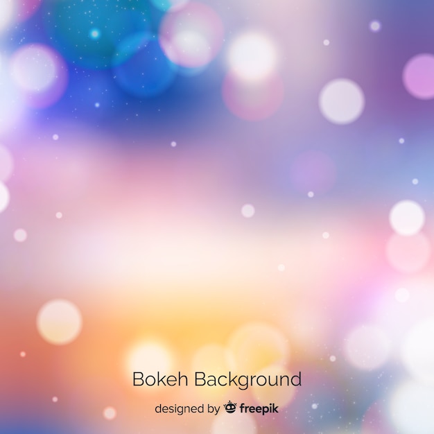 Free vector abstract bokeh background