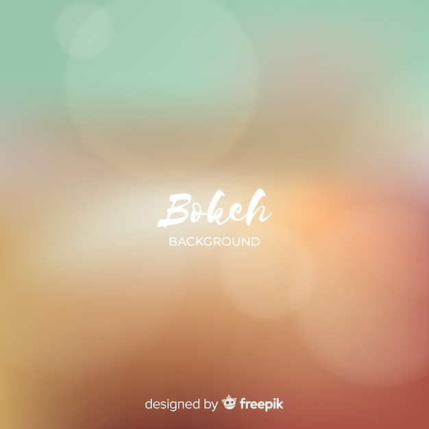 Free vector abstract bokeh background