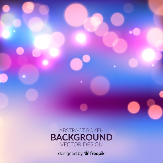 Free vector abstract bokeh background