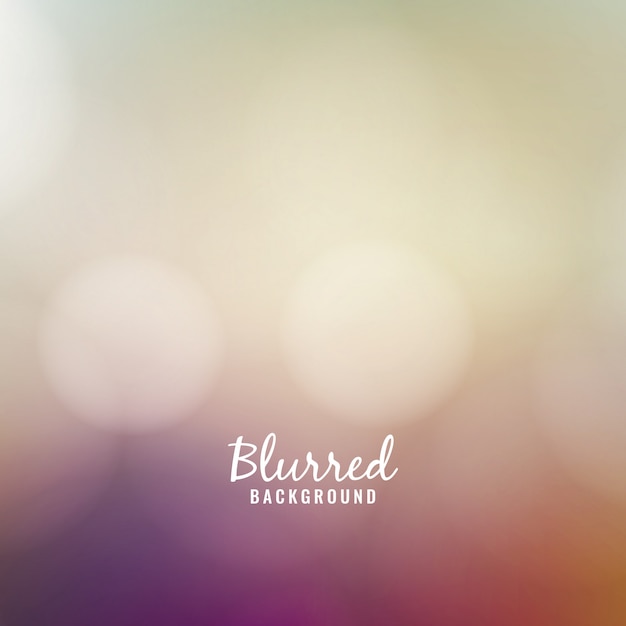 Free vector abstract bokeh blurred background