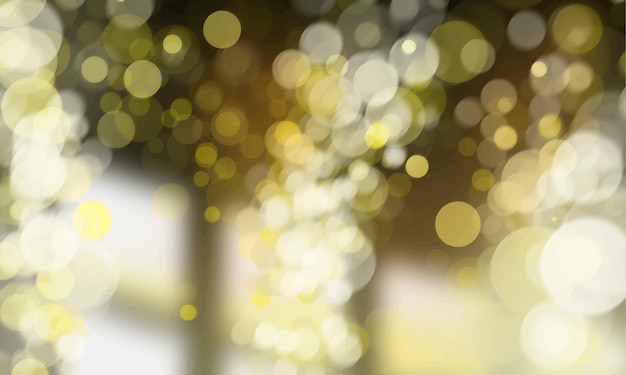 Abstract bokeh blurred lights wallpaper