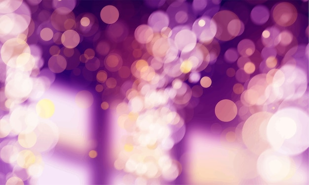 Abstract bokeh blurred lights wallpaper