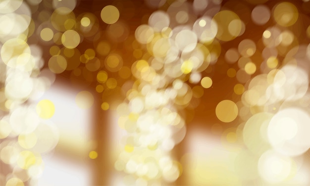 Abstract bokeh blurred lights wallpaper