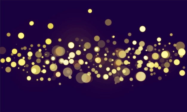 Free vector abstract bokeh blurred lights wallpaper