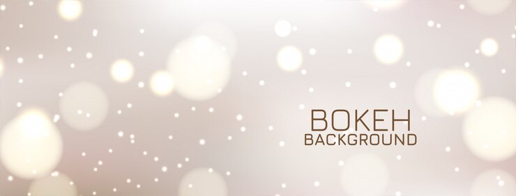 Free Vector abstract bokeh decorative banner design