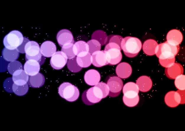 Бесплатное векторное изображение Абстрактный фон боке огни