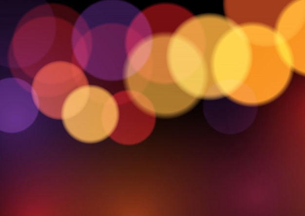 Free vector abstract bokeh lights background