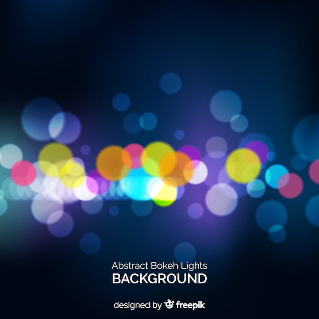 Abstract bokeh lights background