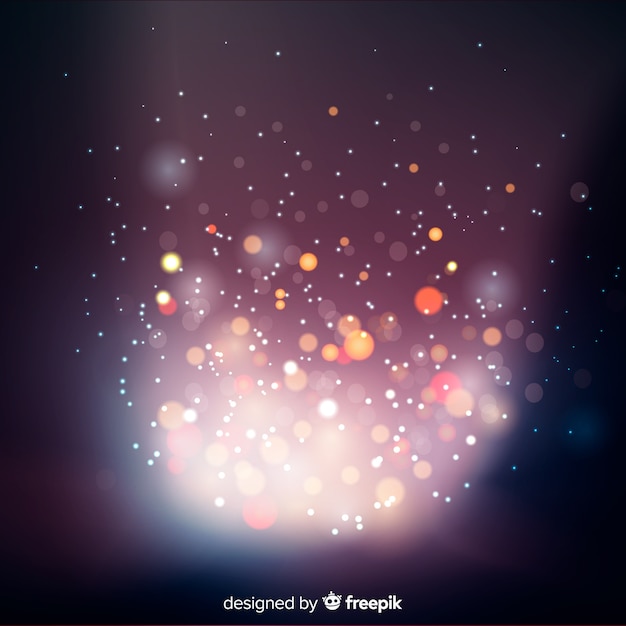 Abstract bokeh lights background