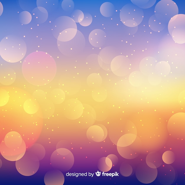 Free vector abstract bokeh lights background