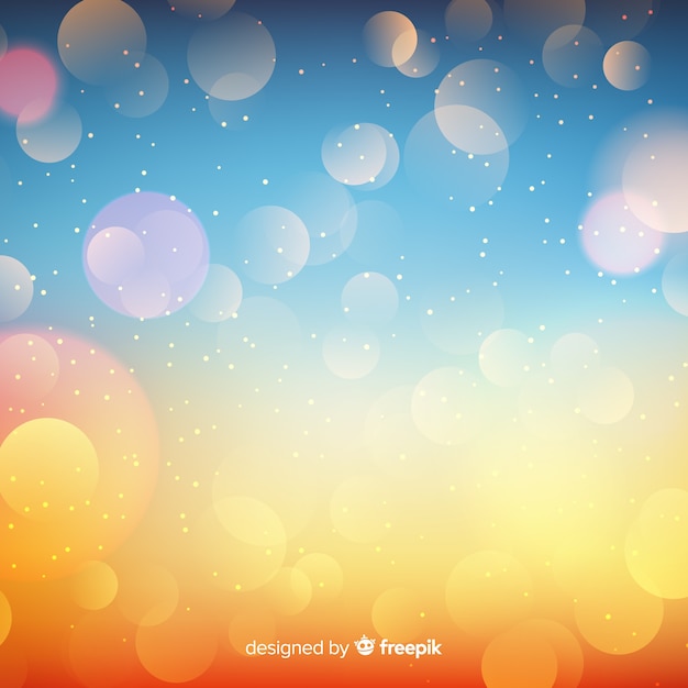 Free vector abstract bokeh lights background