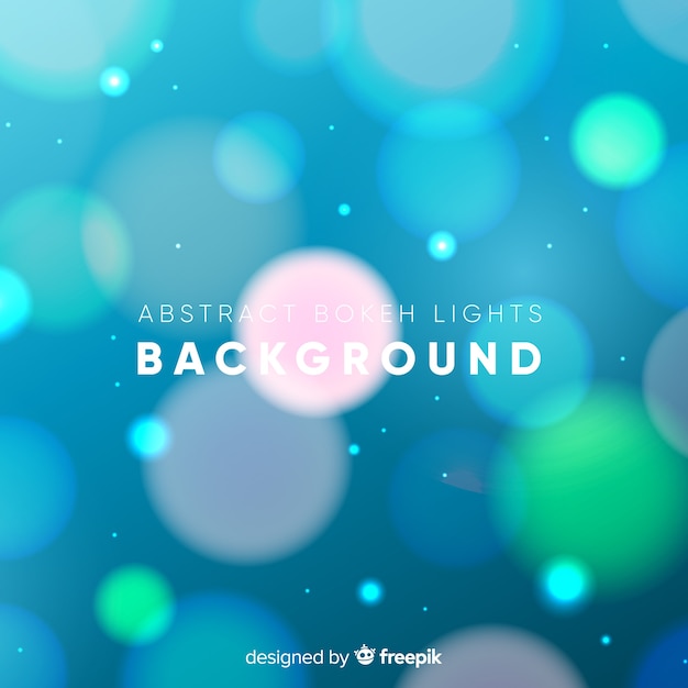 Free vector abstract bokeh lights background