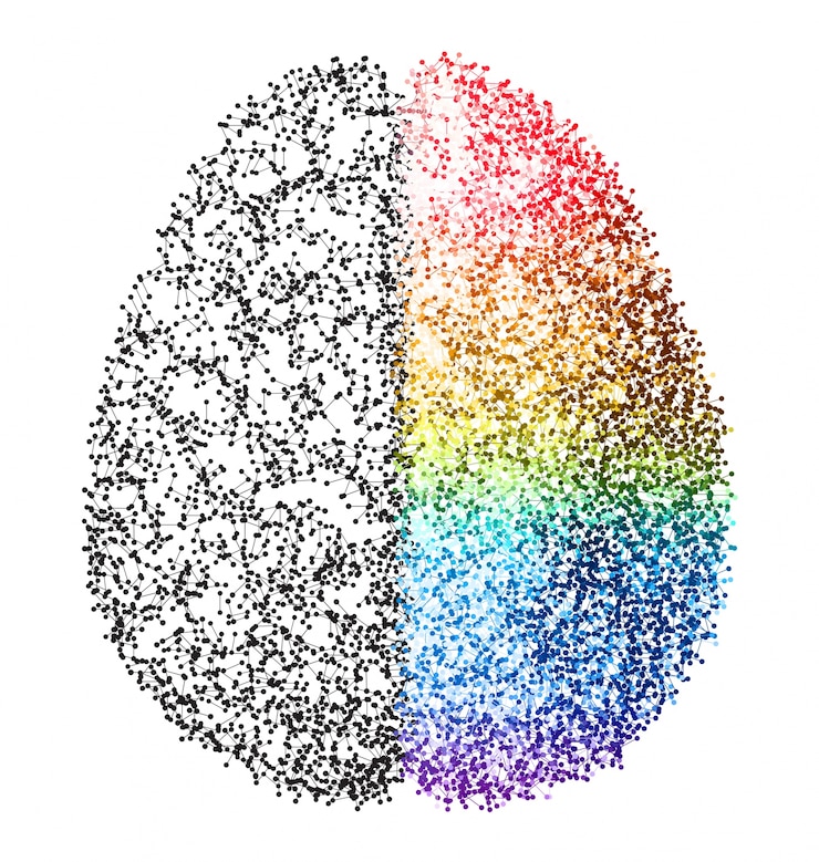 Free Vector abstract brain