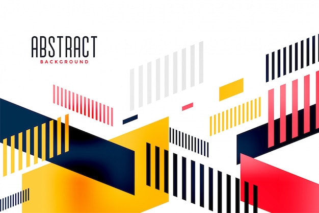Abstract bright colorful modern trendy banner composition