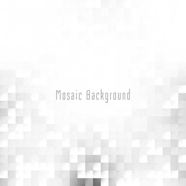 Free vector abstract bright grey color mosaic background