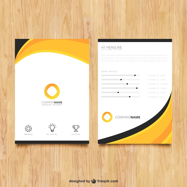 Abstract brochure template