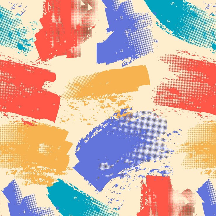 Free Vector abstract brush stroke pattern