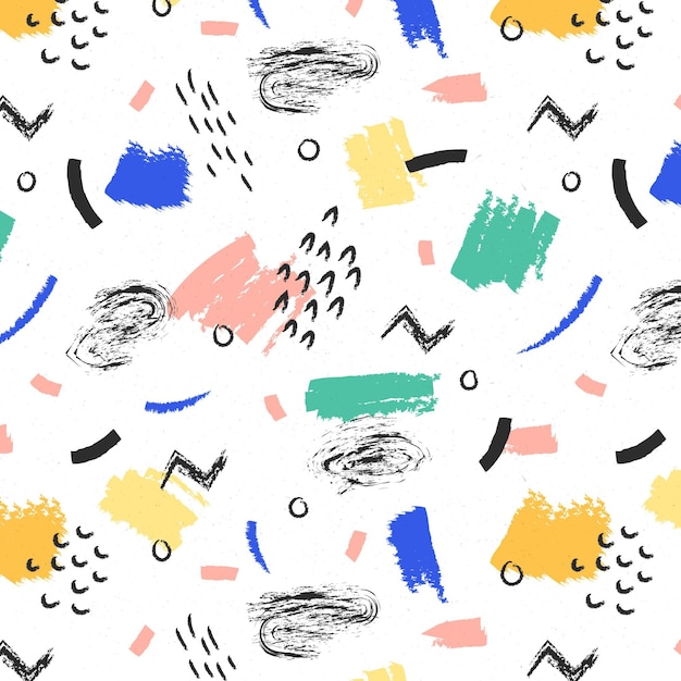 Free vector abstract brush stroke pattern