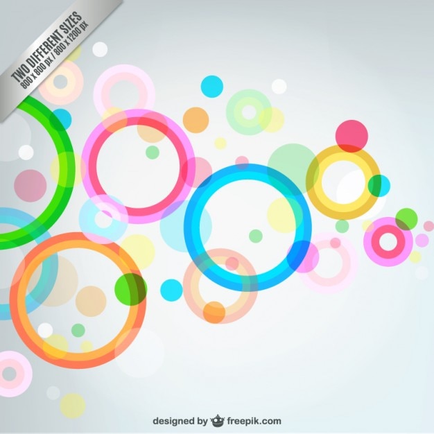 Free vector abstract bubbles background