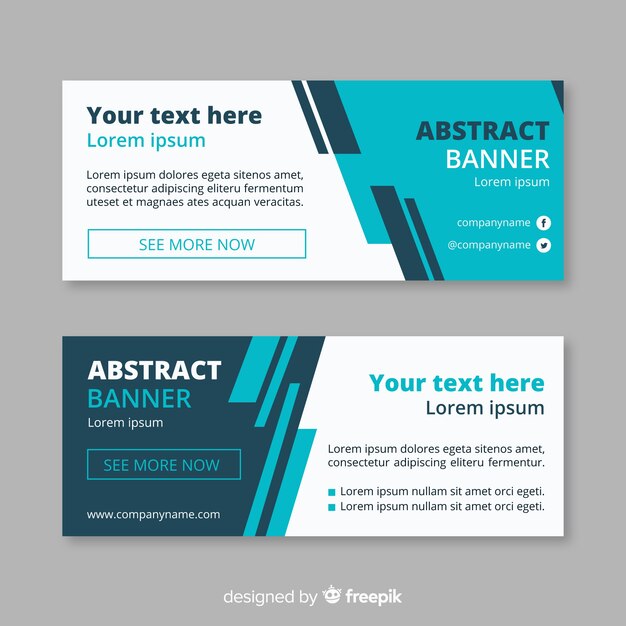 Abstract business banners