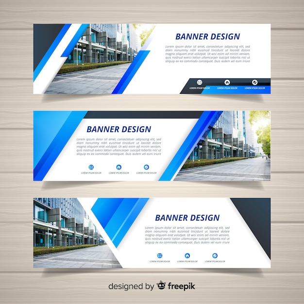 Abstract business banners